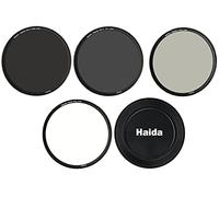 Haida HD4760-62 - Juego de filtros magnéticos de 62 mm, adaptador de cristal óptico MC, ND64, ND1000, CPL, tapa de lente magnética, estuche de tortuga