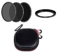 Haida Ultimate Juego de filtros de densidad neutra MC ND de 62 mm / 67 mm Slim PROII ND8 ND64 ND1000 + anillo de paso + estuche tortuga HD4547-67
