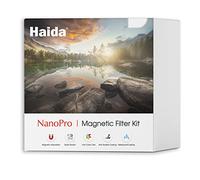 HAIDA Ultra Slim NanoPro MC Magnetic Set para filtros de 62 mm/67 mm de diámetro - ND64x, ND1000x, filtro polarizado, tapa magnética y bolsa de filtro