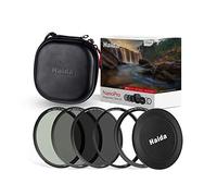 HAIDA Ultra Slim NanoPro MC Magnetic Set para filtros de 72 mm/77 mm de diámetro - ND64x, ND1000x, filtro polarizado, tapa magnética y bolsa de filtro
