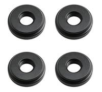 Haidong Adaptador de tuerca de bloqueo de rueda de aluminio de aleación de aluminio de 3/8 pulgadas, espaciador de perilla de bloqueo de zapata caliente para tornillos de trípode de palo selfie, 4