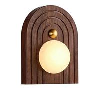 HAIDU Aplique de pared de metal y mármol con diseño personalizado, fuente de luz LED, aplique de pared de un solo cabezal, lámpara de pared de estilo industrial nórdico, luminarias de pared para come