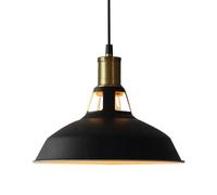 HAIDU Lámpara colgante de metal con forma de sombrero, base E27, lámpara colgante de un solo cabezal, ideal para sala de estar, dormitorio y pasillo.