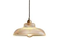 HAIDU Lámpara Colgante De Vidrio Creativa En Forma De Sombrero, Lámpara Colgante De Techo con Tornillo E27, Lámpara De Araña De Estilo Industrial Nórdico, Accesorios De Iluminación para Decoración De