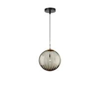 HAIDU Lámpara de araña de estilo industrial moderno, lámpara colgante de techo con base E27, pantalla de cristal personalizada, iluminación decorativa para dormitorio, comedor y cocina.