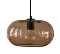 HAIDU Lámpara de araña de estilo industrial moderno, pantalla de cristal con base E27, lámpara colgante de techo empotrada, iluminación decorativa para sala de estar, dormitorio y bar.
