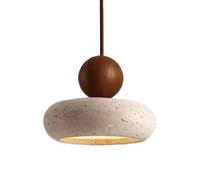 HAIDU Lámpara de araña de Estilo Industrial nórdico, lámpara Colgante de mármol con Fuente de luz LED, lámpara de Techo empotrada, iluminación Decorativa para Dormitorio, Comedor y balcón.