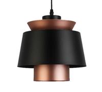 HAIDU Lámpara de araña de estilo industrial nórdico, pantalla de lámpara colgante de metal con rosca E27, lámpara de techo empotrada, iluminación decorativa para sala de estar, comedor y bar.