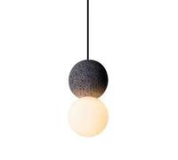 HAIDU Lámpara de araña de un Solo Cabezal con Fuente de luz G9, lámpara Colgante de Cristal de mármol Personalizada, lámpara de Techo empotrada, iluminación Decorativa para Sala de Estar, Dormitorio