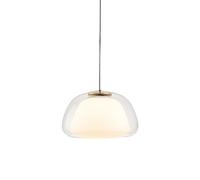 HAIDU Pantalla de araña de cristal en forma de jalea, lámpara colgante de estilo moderno americano, lámpara de techo de una sola cabeza con base E27, comedor, hotel, sala de estar, luz colgante