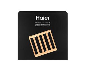 HAIER Estante de Madera Vinoteca, Máxima Capacidad de Almacenamiento, Elegante y de Calidad, Accesorio Original, 417 * 390 * 19 mm