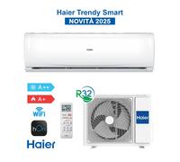 Haier HAS12TABIN + H1U12TABOUT Kit Aire Acondicionado Trendy 12000Btu 3Kw A++/A+ WiFi Inverter R32 20db Blanco