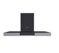 Haier HATS9CBS2XWIFI - Campana Decorativa de Pared 90 Cm 4 Velocidades Clase A+ Negro