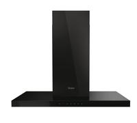 Haier HATS9CBS6BVOC - Campana I-Feel Decorativa de pared 90 Cm 4 Velocidades Clase A Negra