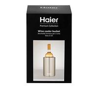 Haier HAWTB01 Enfriador Isotérmico de Mesa para Vino, Diseño con Doble Pared, Accesorio Original Haier, Acero Inoxidable