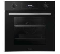 Haier HWOS2BFA2P5A - Horno Multifunción de 60 Cm 70 Litros Pirolítico + Hidrolítico Clase A Negro