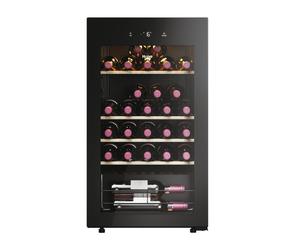 HAIER HWS34GGH1 FRIGORÍFICO CANTINA CANTINETTA VINO 34 BOTELLAS NEGRO CL.G