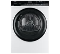 Secadora Bomba de Calor HAIER 31102670 HD90-A3939-IB Clase A 9Kg Blanca con puerta Negra