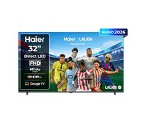 Haier K85 Full HD 32" H32K85GFX, Smart TV con Google TV, Chromecast, Dolby Audio, HDR10, Bluetooth 5.1, USB 2.0 x 2, DBX TV, HDMI 2.1 x 4 [2026]