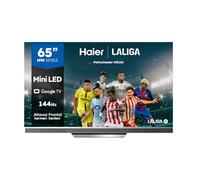 Haier QD MiniLED Harman Kardon 4K UHD H65M95EUX - Smart TV 65", Google TV, Tecnología Dolby, HDR 10, Smart Remote Control, Google Assistant, Bluetooth 5.1, DBX TV, HDMI 2.1 x 4, sin Marcos, 2024