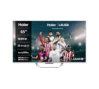 Haier QLED 4K UHD H65Q800UX - 65", Smart TV, Google TV, Dolby Atmos y Dolby Vision, HDR 10, Smart Remote Control, Google Assistant, Bluetooth 5.1, DBX TV, HDMI 2.1 x 4, Sin Marcos, 2023