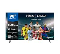 TV Haier QLED H98S900UX 98″ 4K Ultra HD Dolby Atmos Google TV sin marco