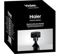 Haier tapón eléctrico vacío, sabor intacto, frescura 7 días, Vino | Aspiración Automática, Cierre Hermético, Indicador LED, Recargable por USB, para Botellas de Vino Estándar