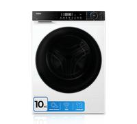 Haier X 5 HWD100-BP16357US Lavadora Secadora, Capacidad 10KG+6KG, Motor Inverter, WIFI, Tecnología Antibacterias, Refresh, Inicio diferido, DetectorKG, 60CM Ancho, 1600 RPM, 16 programas, Blanco