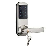 HAIFUAN - Bloqueos digitales con pantalla táctil Bluetooth, desbloqueo por aplicación, código, tarjeta y llave(HFAM10B-R-NB)