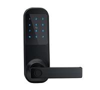 Haifuan - Cerraduras digitales con pantalla táctil y Bluetooth, desbloqueo por aplicación, código, tarjeta y llave（HFAM10B-R-ORB）