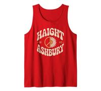 Haight Ashbury 1967 Hippie 60 Flor de la Paz Retro Vintage Camiseta sin Mangas