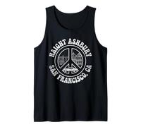 Haight Ashbury 1967 Peace San Francisco Retro Hippie Vintage Camiseta sin Mangas