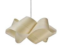 HAIIQU Lámpara Colgante Bohemian Coffee Shop Lámpara De Techo con Pantalla De Piel De Madera Natural Lámpara Colgante De Diseño Único Accesorio De Iluminación Industrial para Sala De Estar