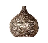 HAIIQU Lámpara Colgante De Tejido Antiguo Lámpara Colgante De Techo Retro Ajustable Lámpara Colgante De Techo Bohemia De Estilo Rústico Para Cocina, Lámpara Colgante Empotrada