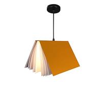 HAIIQU Lámpara Colgante En Forma De Libro Luz Colgante Creativa Única Luz Industrial Ajustable para La Sala De Estudio del Aula De La Biblioteca del Museo Iluminación Decorativa LED De Pasillo