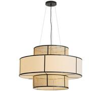 HAIIQU Lámpara Colgante Grande Minimalista Contemporánea Lámpara Colgante De Ratán Tejida A Mano Para Decoración Del Hogar Lámpara Colgante De Estilo Moderno De Bambú Tejida A Mano, Lámpara