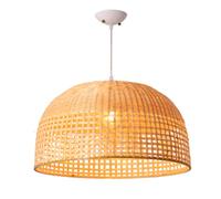 HAIIQU Lámpara De Techo Empotrada De Estilo Minimalista, Lámpara Colgante De Techo/de Mesa Elegante, Lámpara Colgante De Techo Bohemio Moderno Con Pantalla De Cúpula Tejida, Lámpara Natural