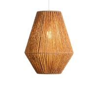 HAIIQU Lámpara De Techo Empotrada Vintage Para Isla De Cocina, Lámpara Colgante De Cuerda De Cáñamo Tejida A Mano, Lámpara Colgante Ajustable De 120 Cm Para Comedor, Vestíbulo Y Entrada.