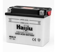 HAIJIU Batería Moto HB4L-B 12V 4Ah - AGM, Alta Resistencia, Compatibilidad Universal, A Prueba de Fugas