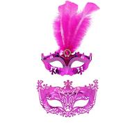Haiki Mascaradas para mujeres y hombres, venecianos, fiestas, bailes, bodas, decoraciones de pared, disfraces de Mardi Gras