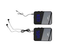 Haiki Monitor Auriculares Inalámbrico Transmisión Sistemática Reducción Ruido del Receptor UHF Recargable para Bandas En Recargables En Monitor Oído