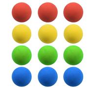 Haiki Pelota de entrenamiento de esponja para práctica, bola de espuma suave colorida para interiores, exteriores, práctica