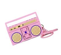 Haiki Pequeño Llavero De Grabadora Retro Capacal De Grabadora Creativa Pendientes Portátiles para Mochilas Y Bolsos Llave Multifuncional
