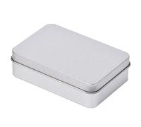 Haiki Rectangle Metal Card Box Juego Cartas Contenedor Joyería Estuche Almacenamiento Empaca Juego Póker Caja Almacenamiento Tarjetas Póker Vacías