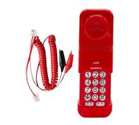 Haiki Teléfono Telefónico con Cable Teléfono Fijo con Cubiertas Telescópicas Y Función Reducción para Verificación Línea Comunicación Telefónica