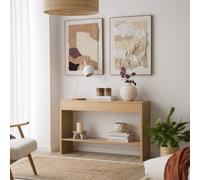 Haiku mueble recibidor con almacenaje de madera