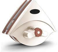 Haikurity Limpia Cristales Magnético, Limpiador de Ventanas magnético, Limpiador de Ventanas de Vidrio, Herramienta de Limpieza del hogar, 5 limas, Cepillo Ajustable, 5-40 mm