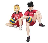Haikyuu!! Figuras de Anime Kozume Kenma Kuroo Tetsurou Figuras de acción de Anime PVC Estatua Escultura de Escritorio Adorno Coleccionable Gifts