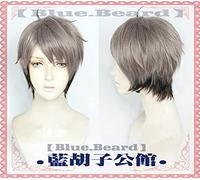 Haikyuu!! Miya Atsumu Miya Osamu Cosplay Wigs Blonde Black Mixed Short High-temperature Fiber Synthetic Hair Wig miyaosamu
