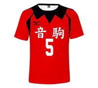 Haikyuu!! TO The Top Camiseta Cosplay Verano Corta Blusa Tshirt Manga Corta Casual para Hombres Mujeres